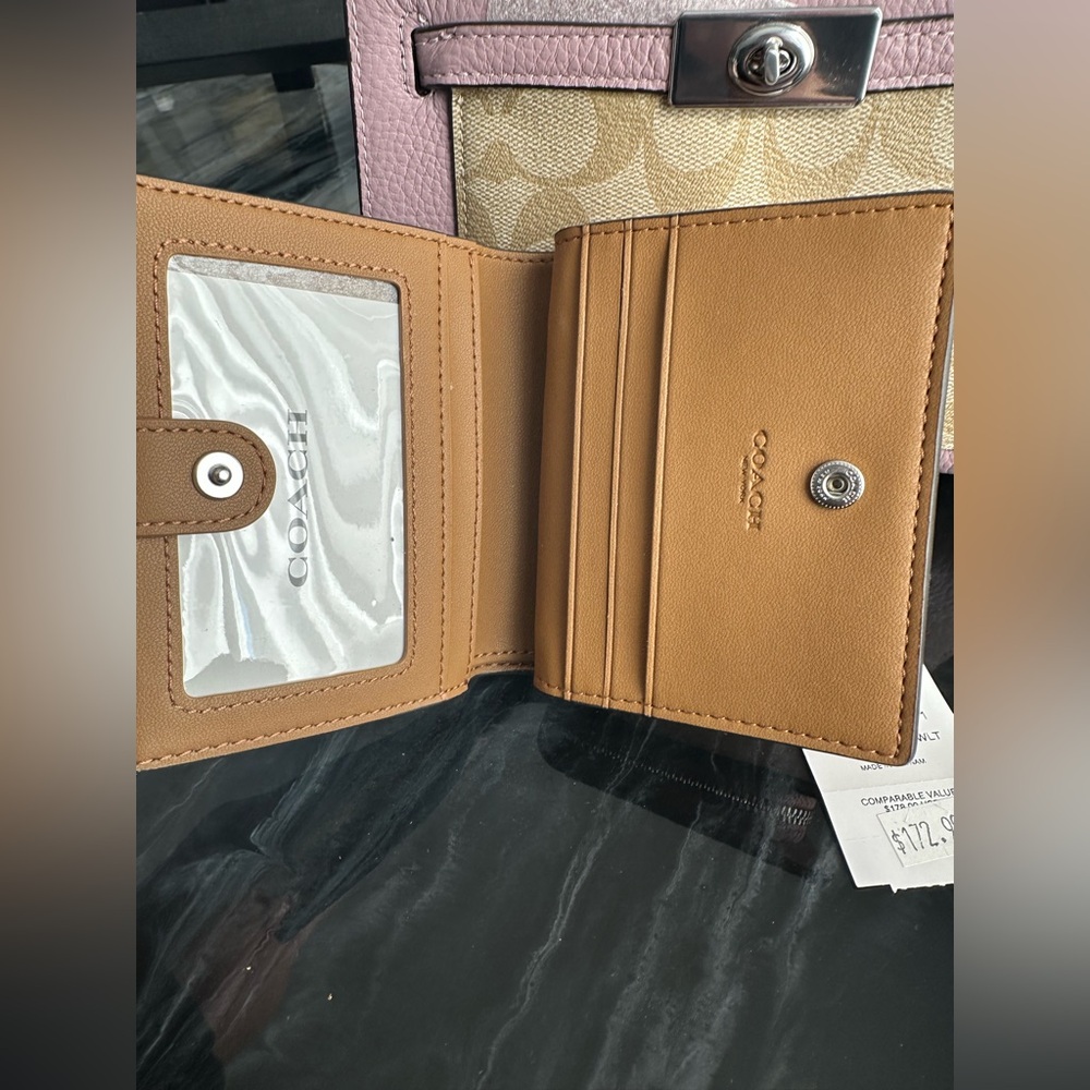 COACH Mini Lane with matching wallet NWOT - Picture 9 of 10